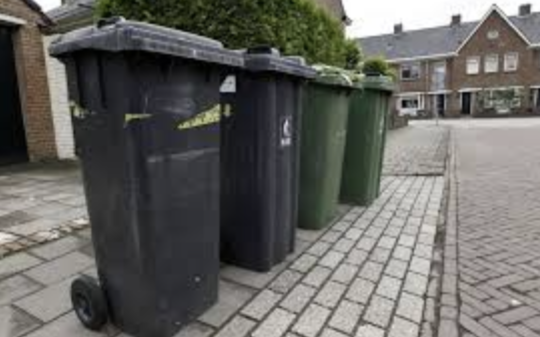 Afvalcontainer eerder aan de straat!